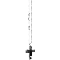New Zancan Silver Necklace With Cross Pendant. Colliers