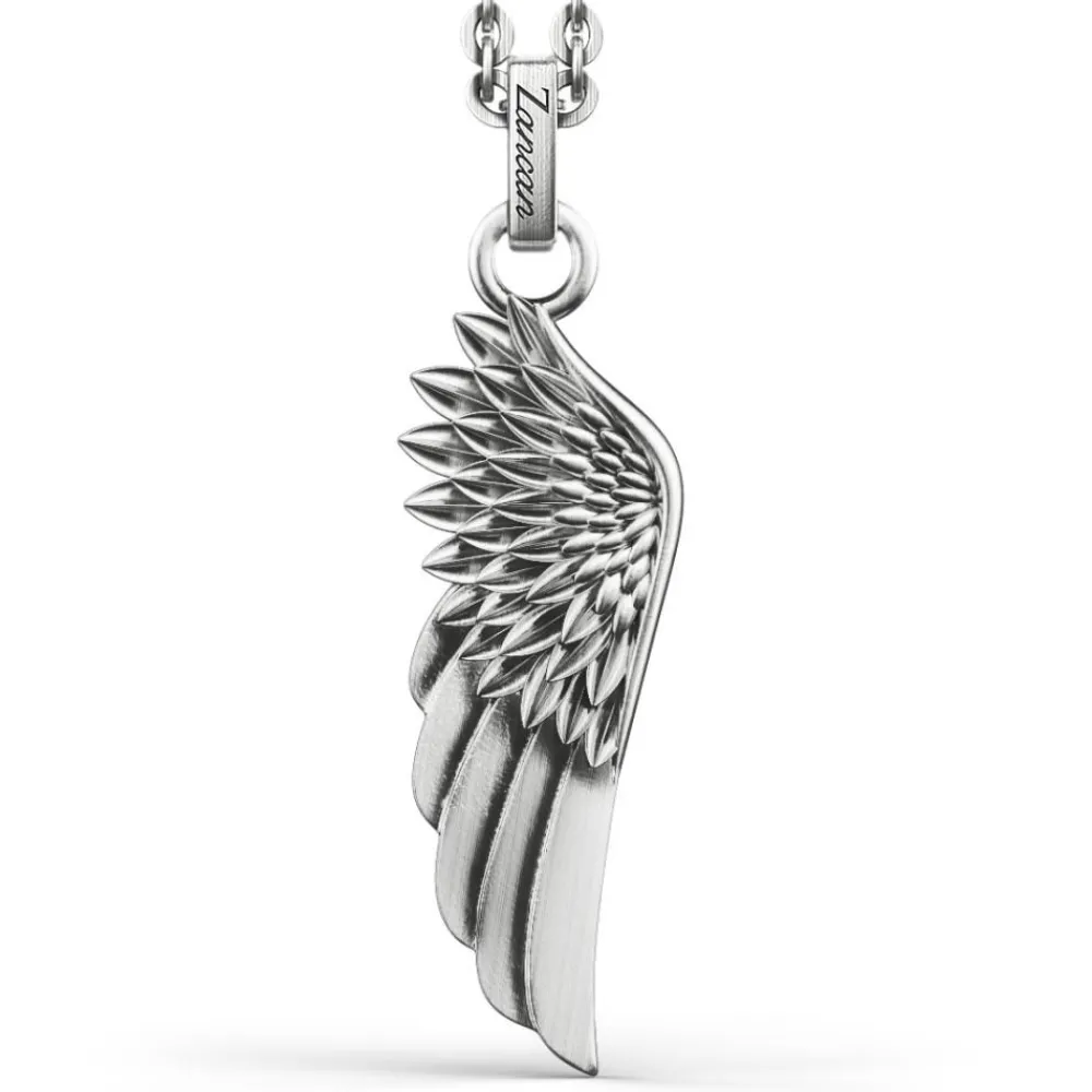 Sale Zancan Silver Necklace With Wing Pendant. Colliers