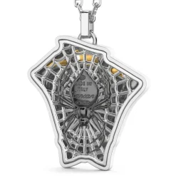 Outlet Zancan Silver Necklace With Playing Card Pendant. Colliers