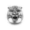 Sale Zancan Silver Panther Ring With Vintage Finish. Bagues
