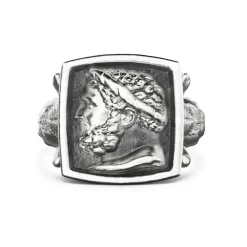 Cheap Zancan Silver Ring With Adonis. Bagues