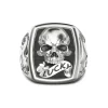 Cheap Zancan Silver Ring With Skull Bagues