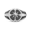 Clearance Zancan Silver Ring With Wind Rose. Bagues