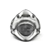 Best Zancan Silver Shark Ring With Vintage Finish. Bagues