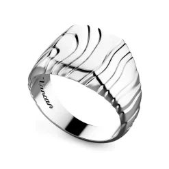 Cheap Zancan Silver Signet Ring. Bagues