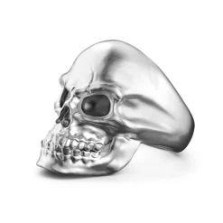 Best Sale Zancan Silver Skull Ring Bagues