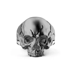 Sale Zancan Silver Skull Ring Bagues