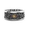 Store Zancan Silver Thorny Band Ring. Bagues