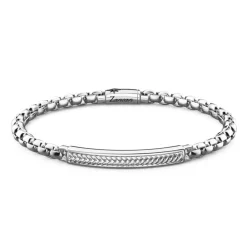 Cheap Zancan Silver Venetian Link Bracelet With Tag. Bracelets