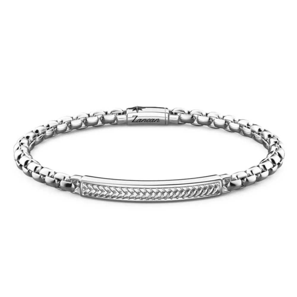 Cheap Zancan Silver Venetian Link Bracelet With Tag. Bracelets