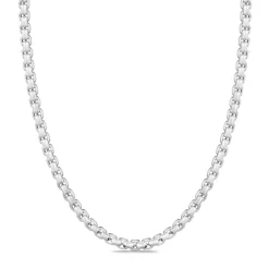 Clearance Zancan Silver Venetian Link Necklace. Colliers