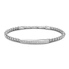 Discount Zancan Soft Bracelet With Silver Beads And Tag With Stones. Bracelets