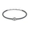 Flash Sale Zancan Soft Bracelet With Silver Beads With Wind Rose. Bracelets