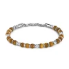 Best Zancan Soft Bracelet With Silver Beads And Hard Natural Stones. Bracelets