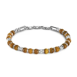 Best Zancan Soft Bracelet With Silver Beads And Hard Natural Stones. Bracelets