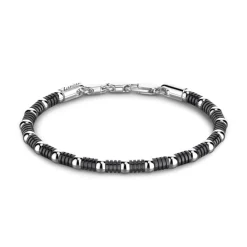 Flash Sale Zancan Soft Silver Beads And Tubular Element Bracelet. Bracelets