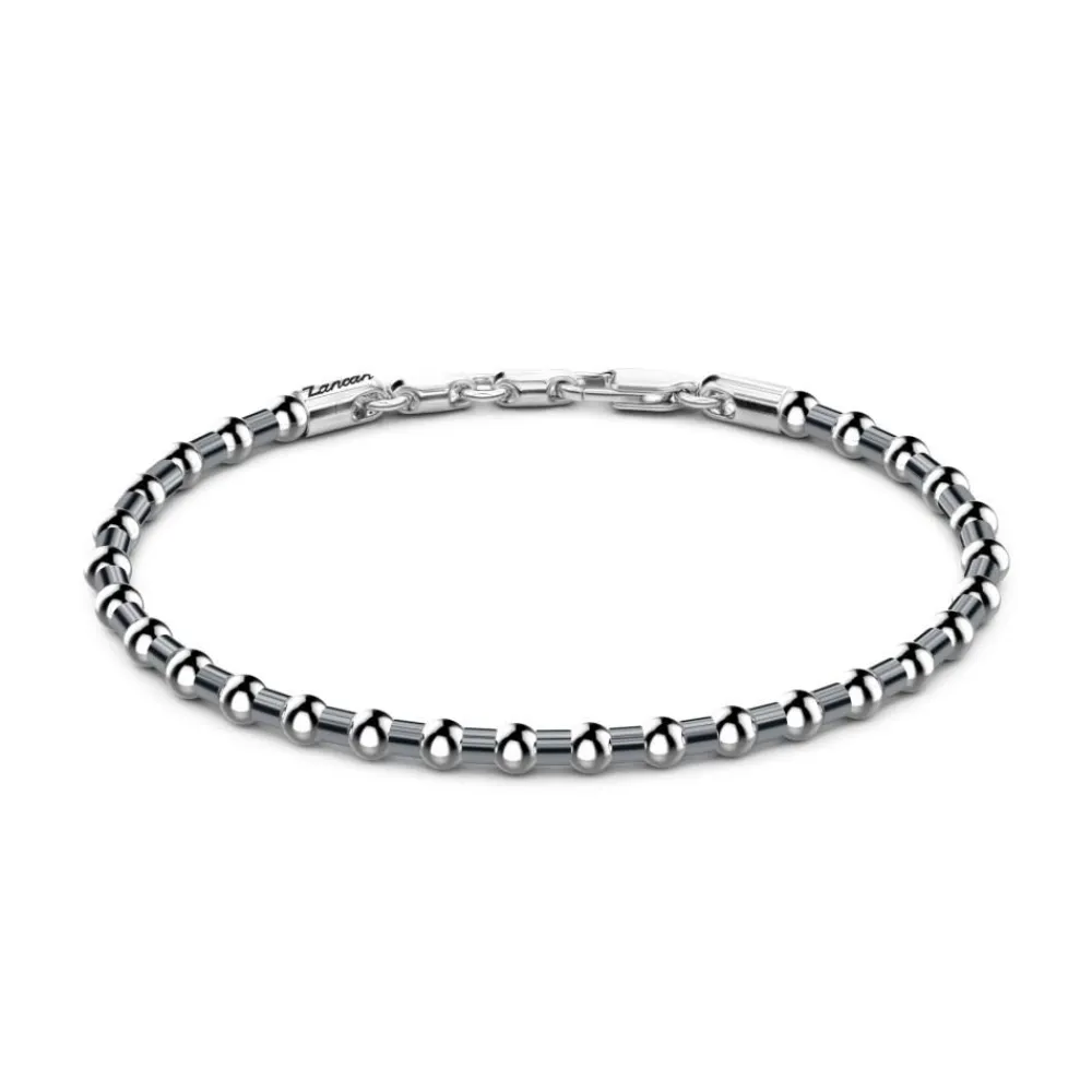 Fashion Zancan Soft Silver Beads Bracelet. Bracelets