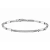 Outlet Zancan Steel Bracelet With White Stones. Bracelets