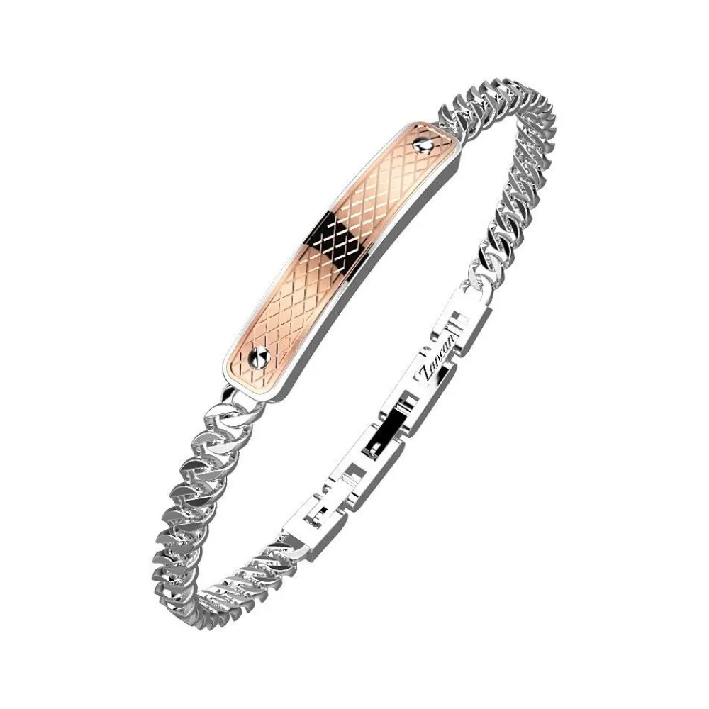 Cheap Zancan Steel Bracelet With Tag. Bracelets