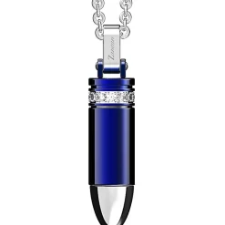 Online Zancan Steel Necklace With Bullet And Precious Stones Colliers