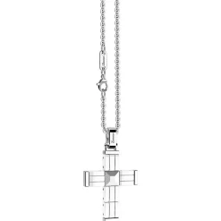 New Zancan Steel Necklace With Cross Colliers