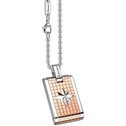 Online Zancan Steel Necklace With Tag And Wind Rose Colliers