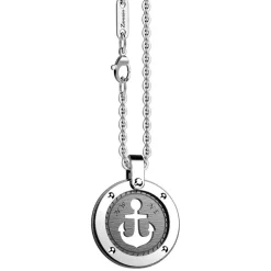 Clearance Zancan Steel Necklace With Anchor. Colliers