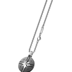 New Zancan Steel Necklace With Wind Rose. Colliers