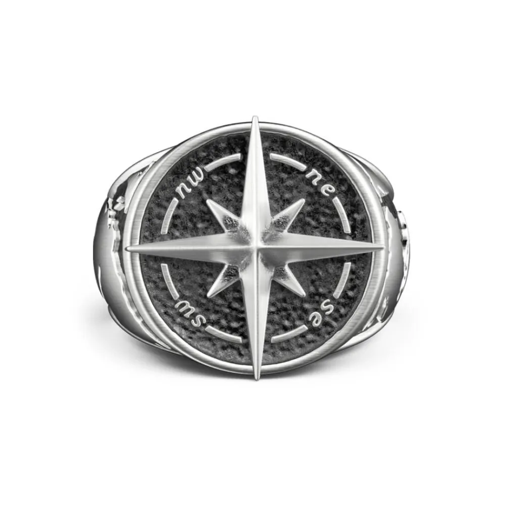 Sale Zancan Vintage Finish Silver Ring. Bagues