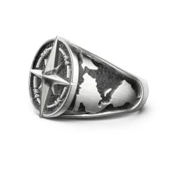 Sale Zancan Vintage Finish Silver Ring. Bagues