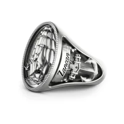 Store Zancan Vintage Finish Silver Ring. Bagues