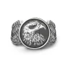 Best Zancan Vintage Finish Silver Eagle Ring. Bagues
