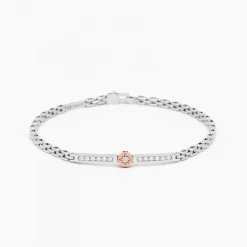 Clearance Zancan White Gold Bracelet With Diamonds. Bracelets