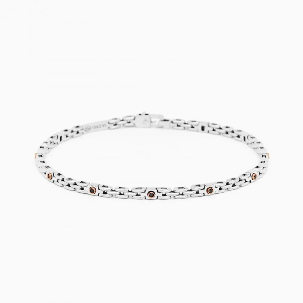 New Zancan White Gold Bracelet With Diamonds. Bracelets