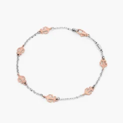 Store Zancan White Gold Bracelet With Anchor Bracelets