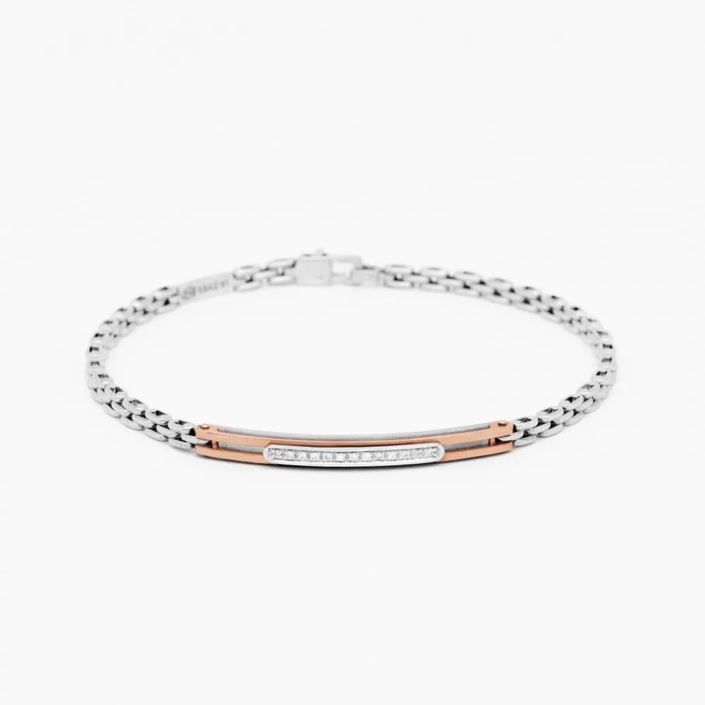 Cheap Zancan White Gold Bracelet With Diamonds. Bracelets