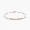 Shop Zancan White Gold Bracelet With Precious Stones. Bracelets