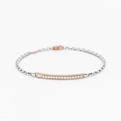 Shop Zancan White Gold Bracelet With Precious Stones. Bracelets