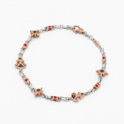 Sale Zancan White Gold Bracelet With Diamonds And Precious Stones. Bracelets