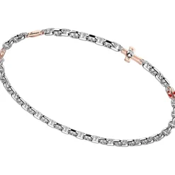 Outlet Zancan White Gold Bracelet With Diamonds And Wind Rose. Bracelets
