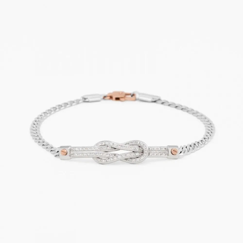 Cheap Zancan White Gold Bracelet With Diamonds. Bracelets