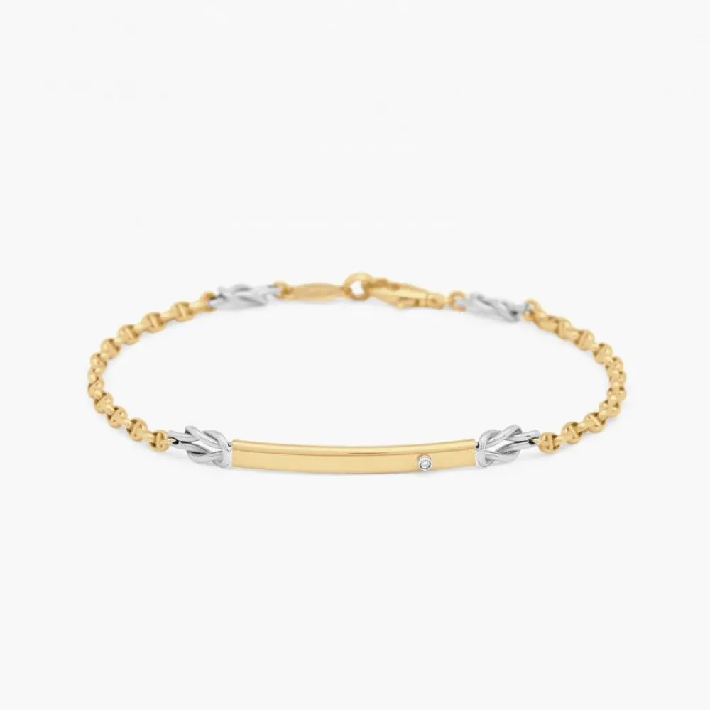 Best Sale Zancan White Gold Bracelet With Diamond. Bracelets