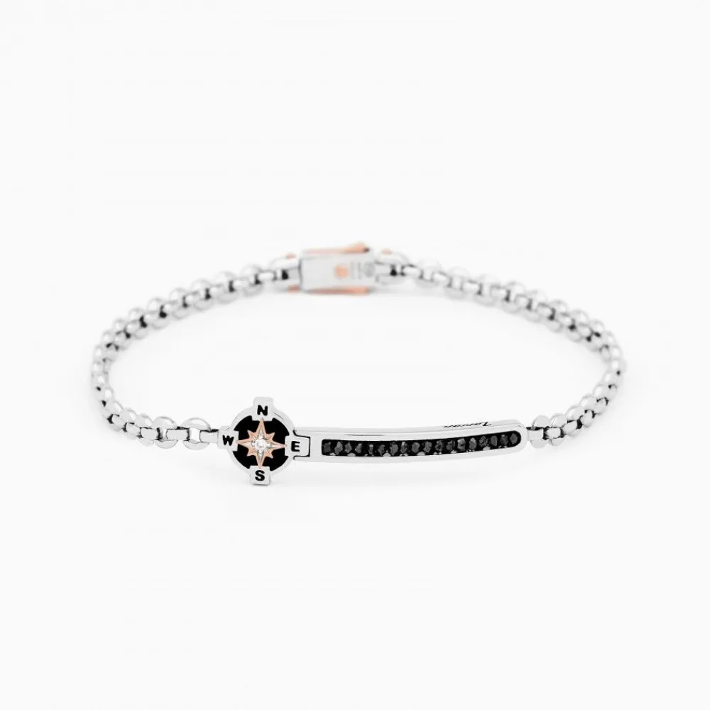Shop Zancan White Gold Bracelet With Diamonds. Bracelets