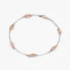 Cheap Zancan White Gold Bracelet With Nautical Knot Bracelets