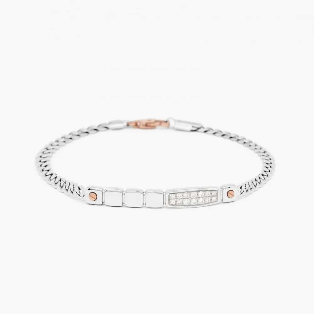 Cheap Zancan White Gold Bracelet With Diamonds. Bracelets