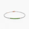 Best Sale Zancan White Gold Bracelet With Precious Stones. Bracelets