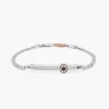 Outlet Zancan White Gold Bracelet With Diamonds And Wind Rose. Bracelets