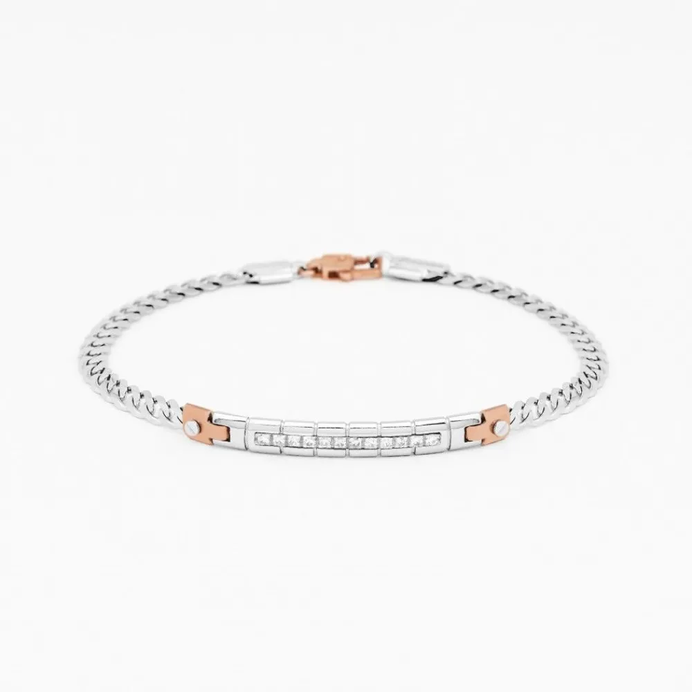 Cheap Zancan White Gold Bracelet With Diamonds. Bracelets