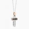 Sale Zancan White Gold Necklace With Cross And Diamonds. Colliers