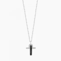 Fashion Zancan White Gold Necklace With Cross And Diamonds. Colliers